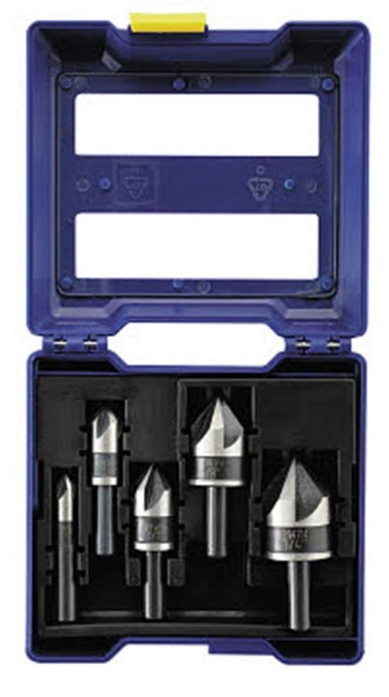 IRWIN Metal Countersink Drill Bit Set, 5 Piece, 1877793 One Size, Multi