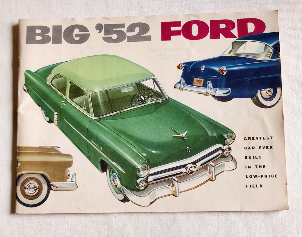 Big '52 Ford Sale Catalog