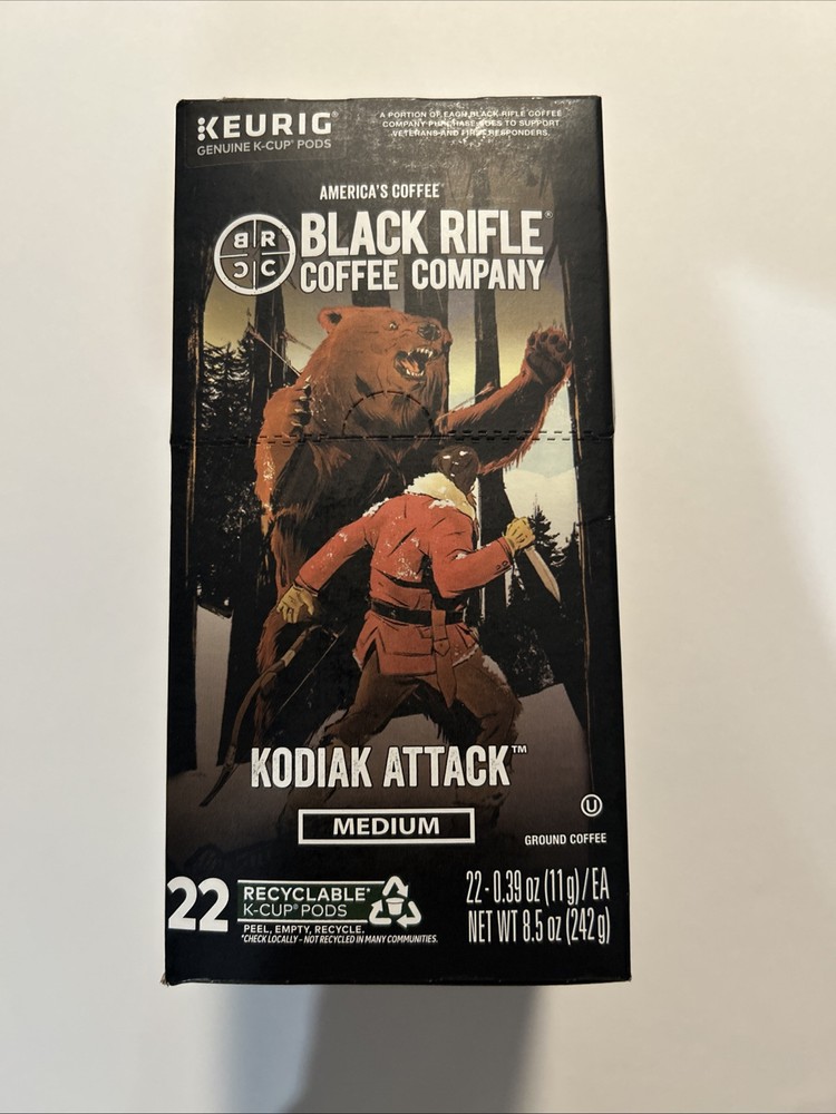 BLACK RIFLE COFFEE KODIAK ATTACK BLEND KCUPS 22CT