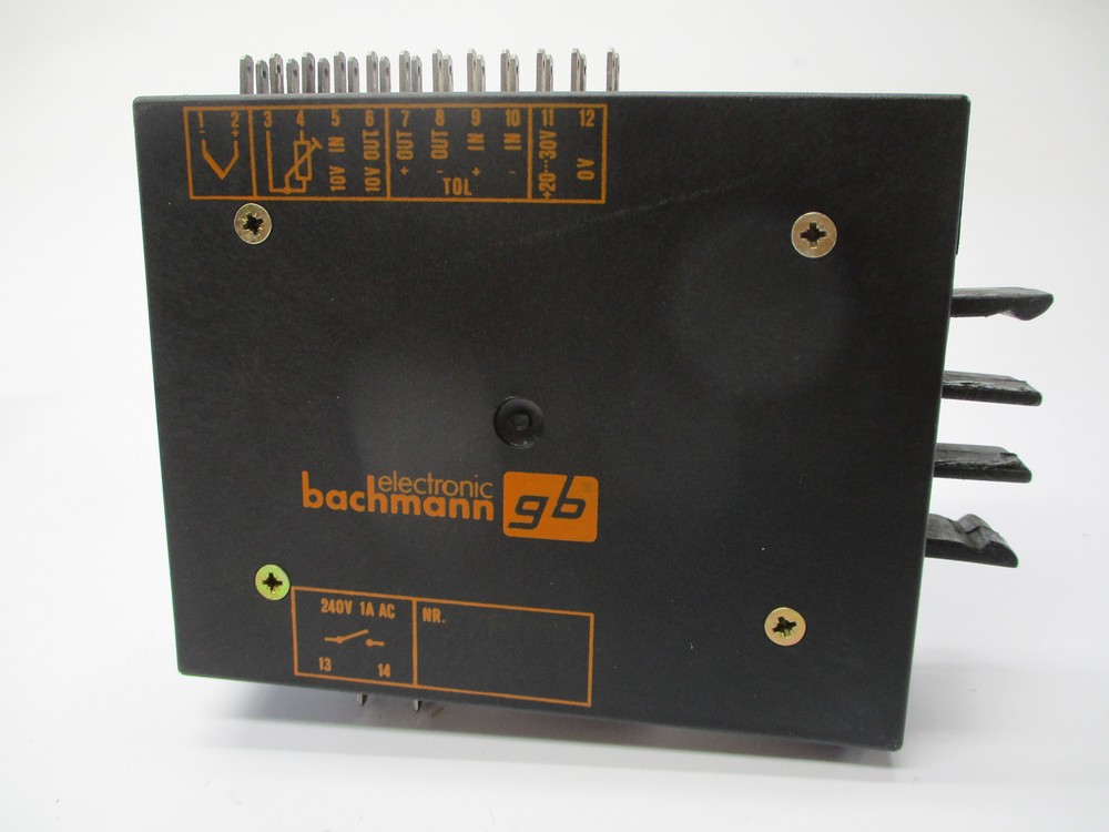 ELECTRIC BACHMANN TR200CRO TEMPERATURE CONTROL UNMP.