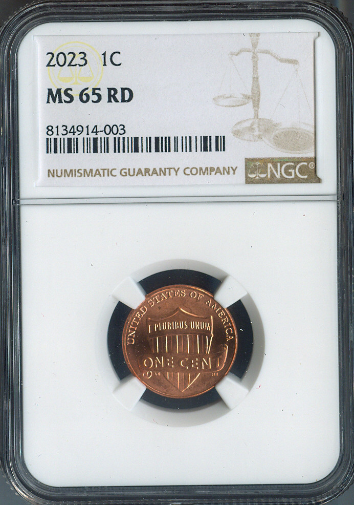 2023 Lincoln Cent NGC MS65 RD Quality