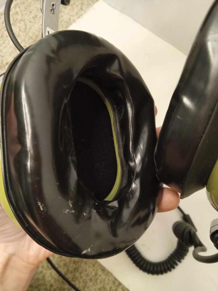 David Clark H10-36 General Aviation Helicopter Headset UNTESTED READ DESCRIPTION