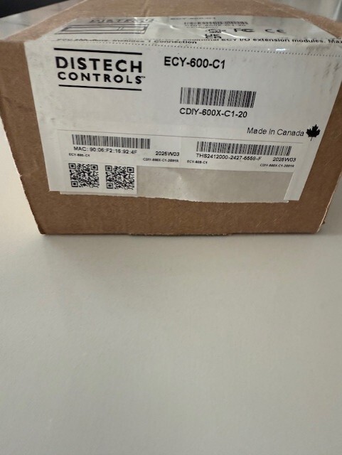 DISTECH CONTROLLER ECY-600-C1 with ECLYPSE Building Intelligence software