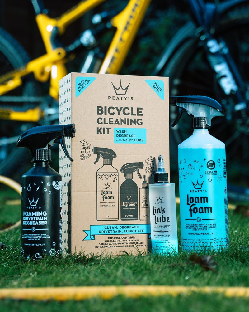 Bicycle Cleaning Kit - Wash, Degrease, and Lubricate, Clear, 55.00 Fl Oz (Pack o