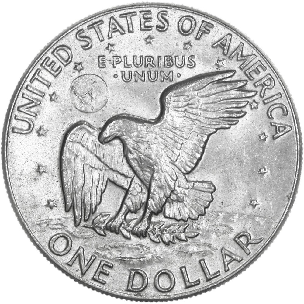 1977 D Eisenhower Dollar AU Ike