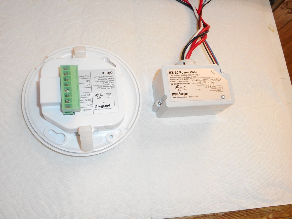 WattStopper DT300 Low Profile Motion Sensor Dual Technology 360 Coverage