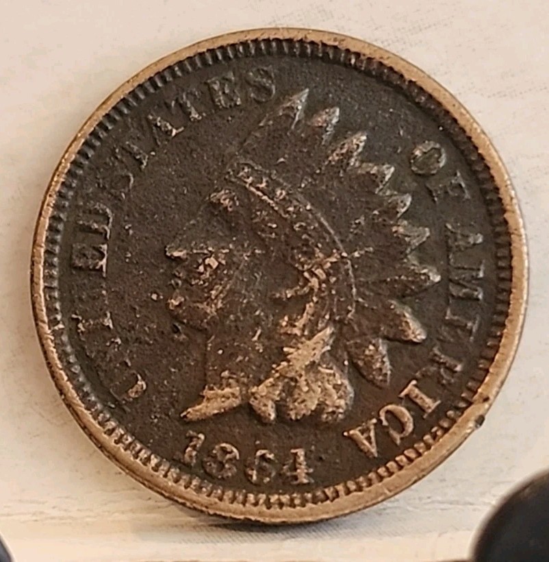 1864 BN Indian Head Cent ■ VF ■ #11225