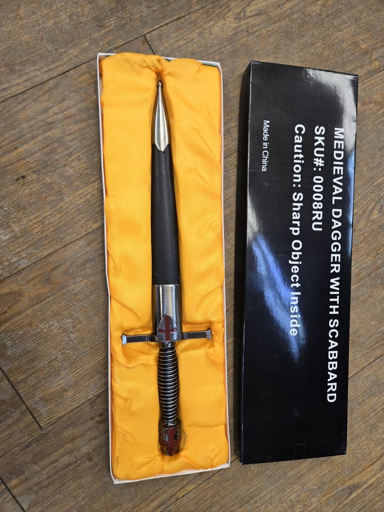 new medieval dagger with scabbard #0008ru