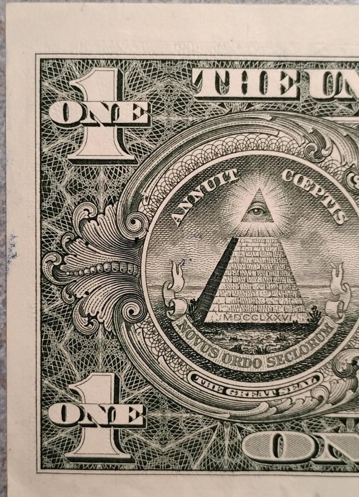 Currency Mint Error Miscut 2017 A $1 Note J35202399A