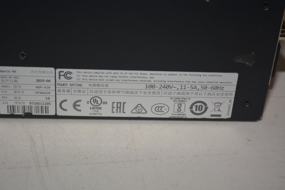 ^ Barco TransForm NSD-410 Compact Video Wall Controller (Password Locked) #X283