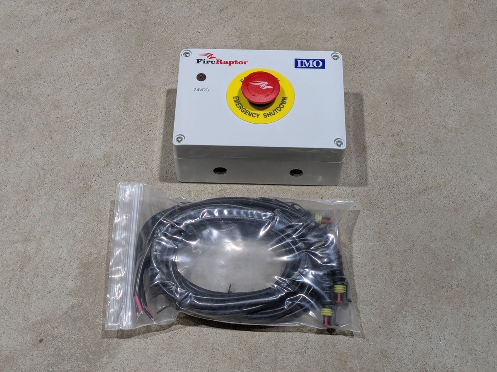 FRS-CBLD2 FireRaptor solar emergency shut down button with cord