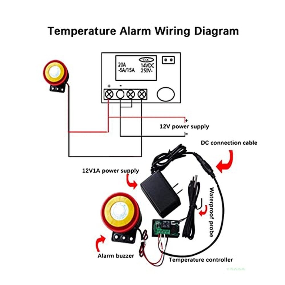 Digital Display Microcomputer Thermostat Temperature Controller Switch Temper...