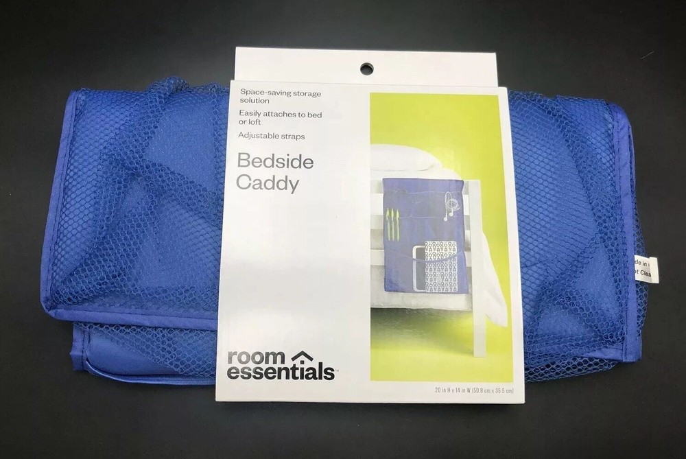 Bedside Caddy Space Saving Storage Solutions 10 Pocket inJade Room Essentials