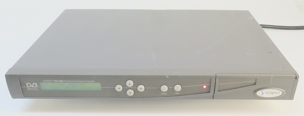 Scopus DV3 Codico IRD-2800 Professional Reciever Decoder