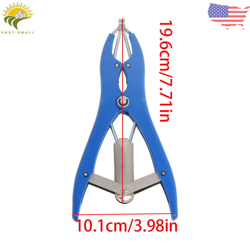 Bander Docking Elastrator Lamb Sheep Castration Applicator With 100 Rubber Ring