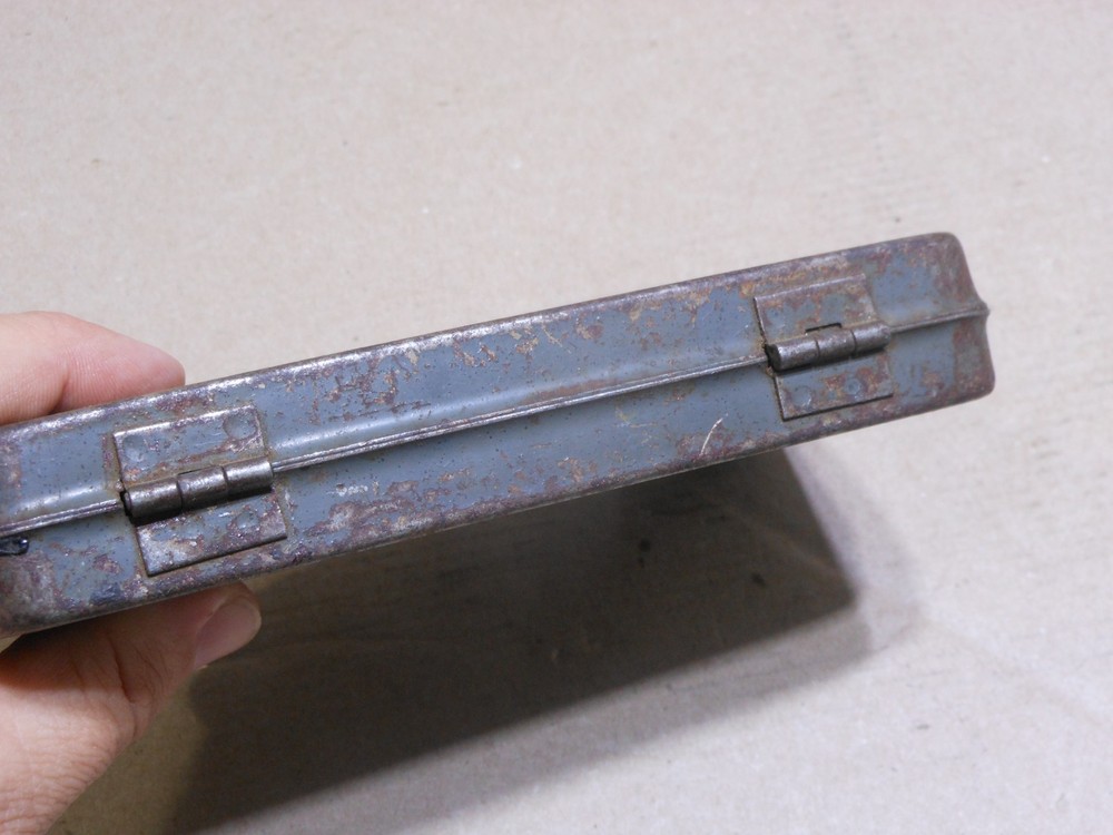 Vintage Snap On Socket Wrenches Metal Tool Box Case - Empty Box