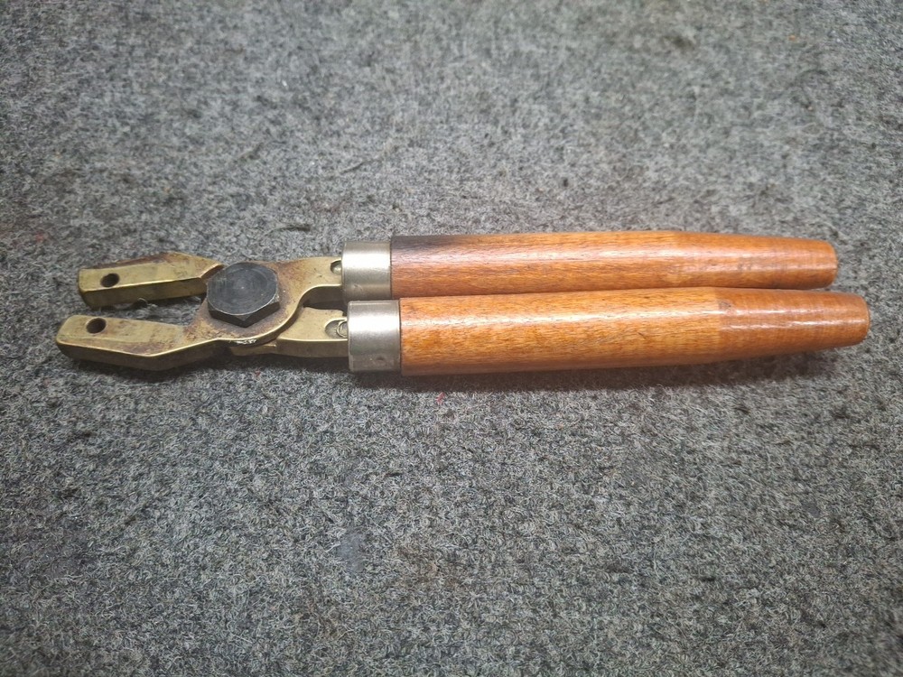 Brass And Wood Bullet Mold Handles