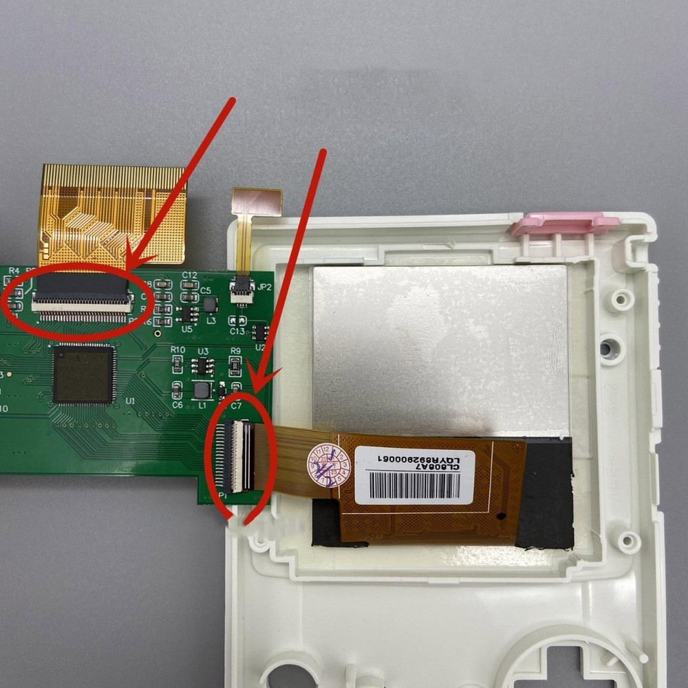 1*Touch Control Backlight LCD Screen Modification for Nintendo Game Color GBC
