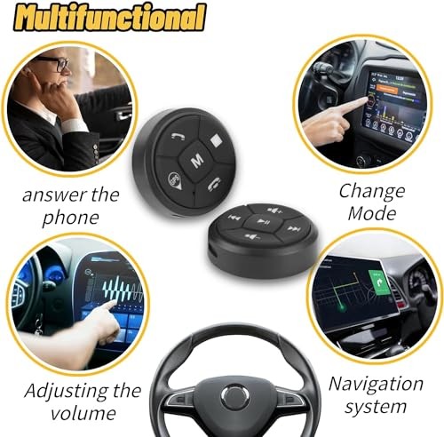 Bluetooth Steering Wheel Control , Steering Wheel Button Controller, USB