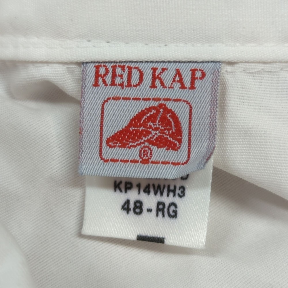Red Kap "Microsoft Hands-On Lab" White Lab Coat, Men's 48 Regular