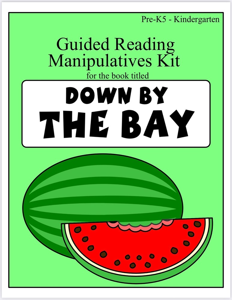 Down by the bay -Guided Reading Manipulative Kit - PRINTED  uncut unlaminated