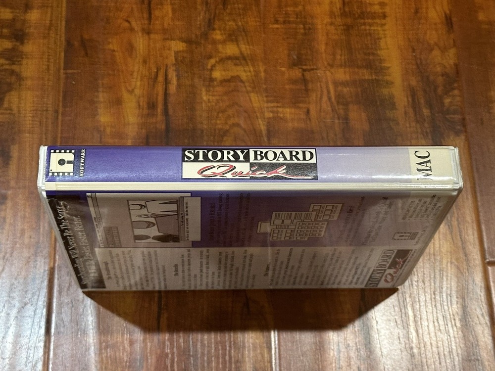 Vintage 1995 StoryBoard Quick Mac 2.0 Storyboarding Application Software