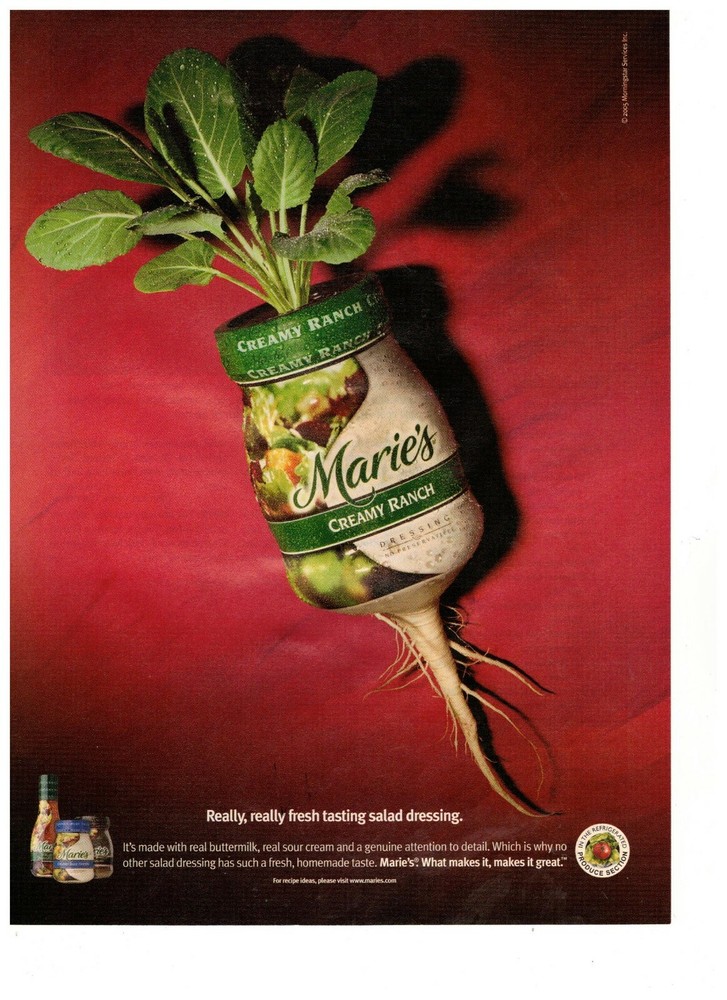 Maries Creamy Ranch Really Fresh 2006 Print Ad