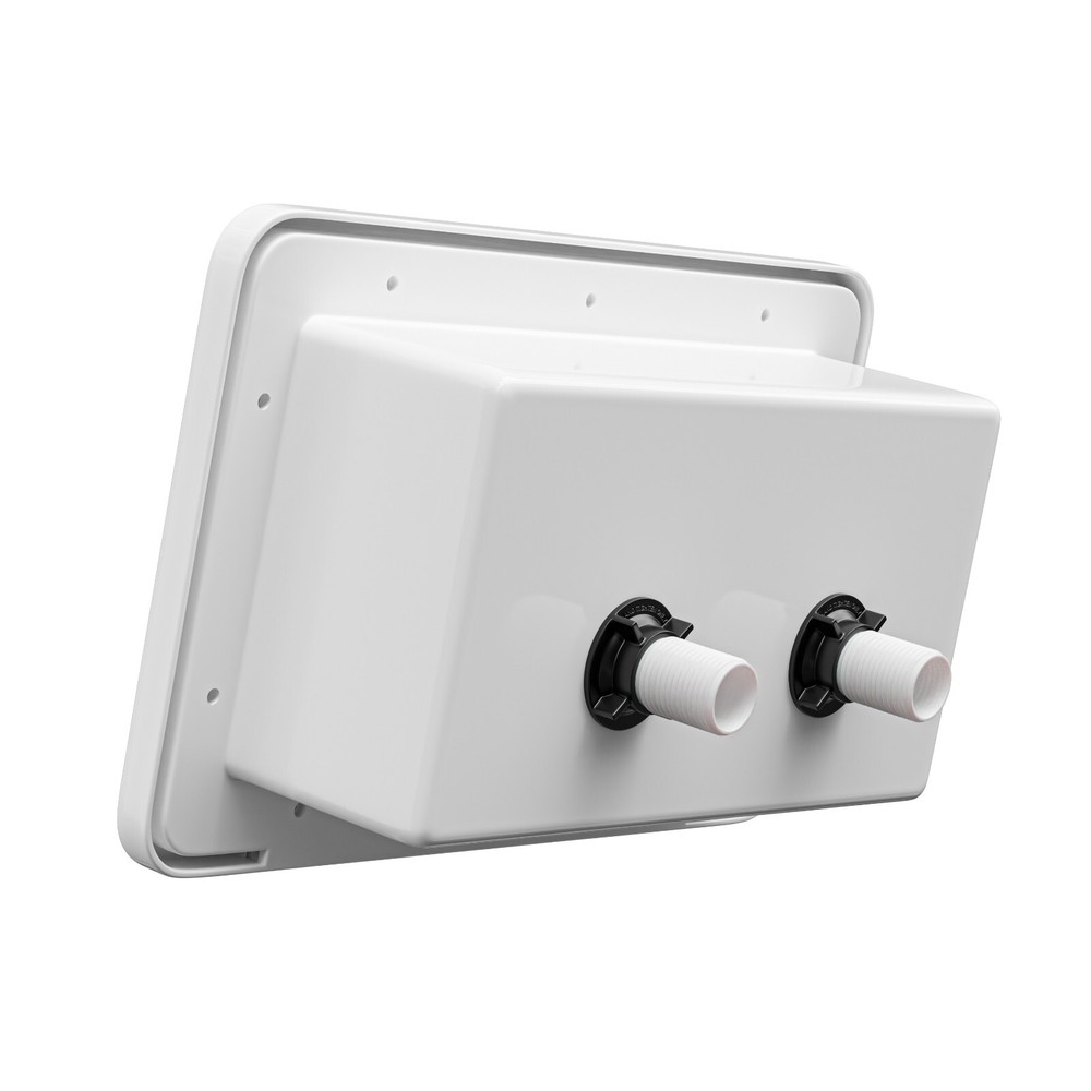 RV Lockable Outside Shower Box Kit with HANDHELD SHOWER WAND Leisure Coachworks