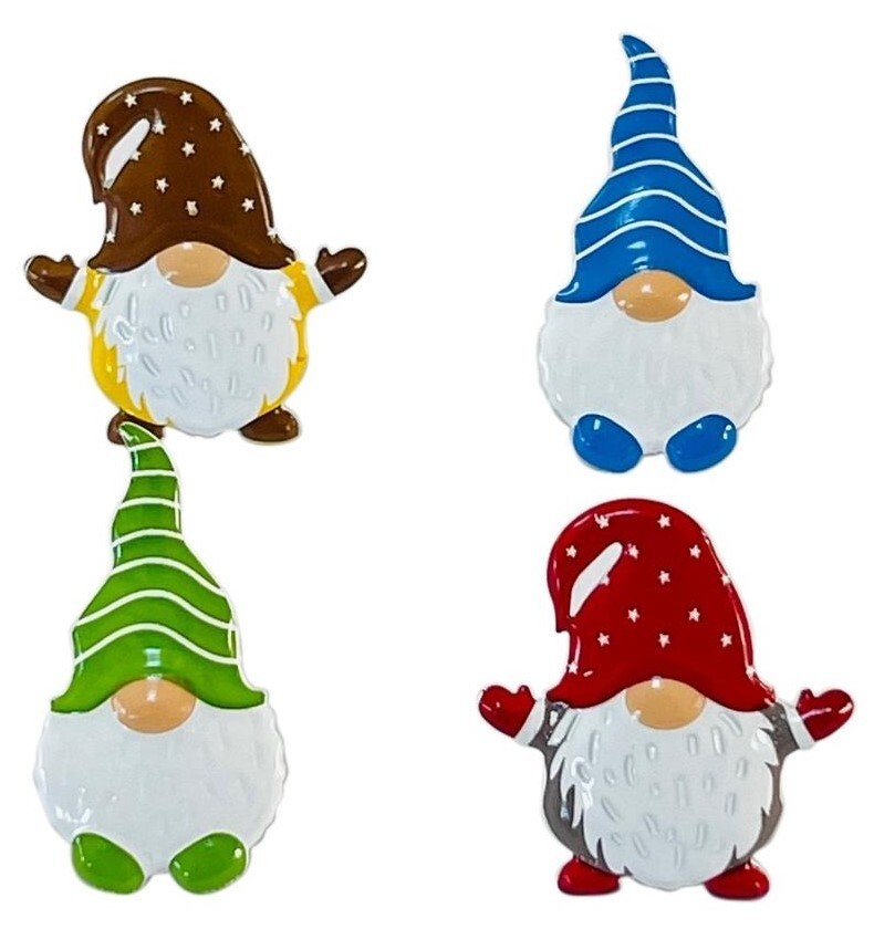 Gnomes, Decorative Scrapbook Brads - Eyelet Outlet #82