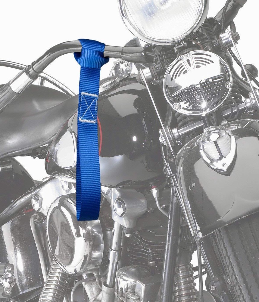 6Pack Soft Loop Tie Down Straps Lashing Heavy Duty Motorcycle Handlebar 4500LBS