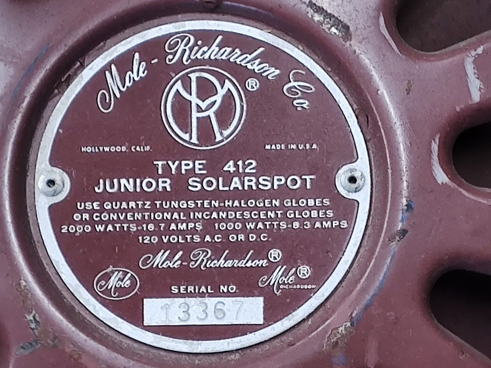 mole richardson Type 412 Junior Solar Spot