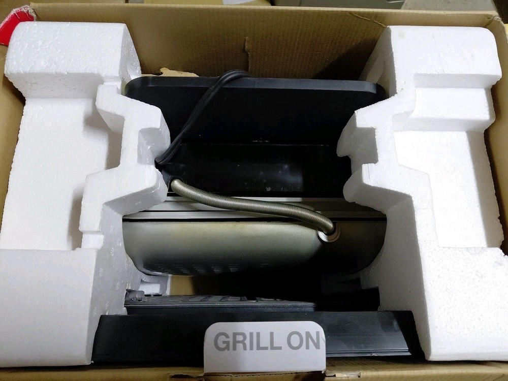 George Foreman Evolve Grill System Silver GRP4842P – Sear Timer, Clean, Tested
