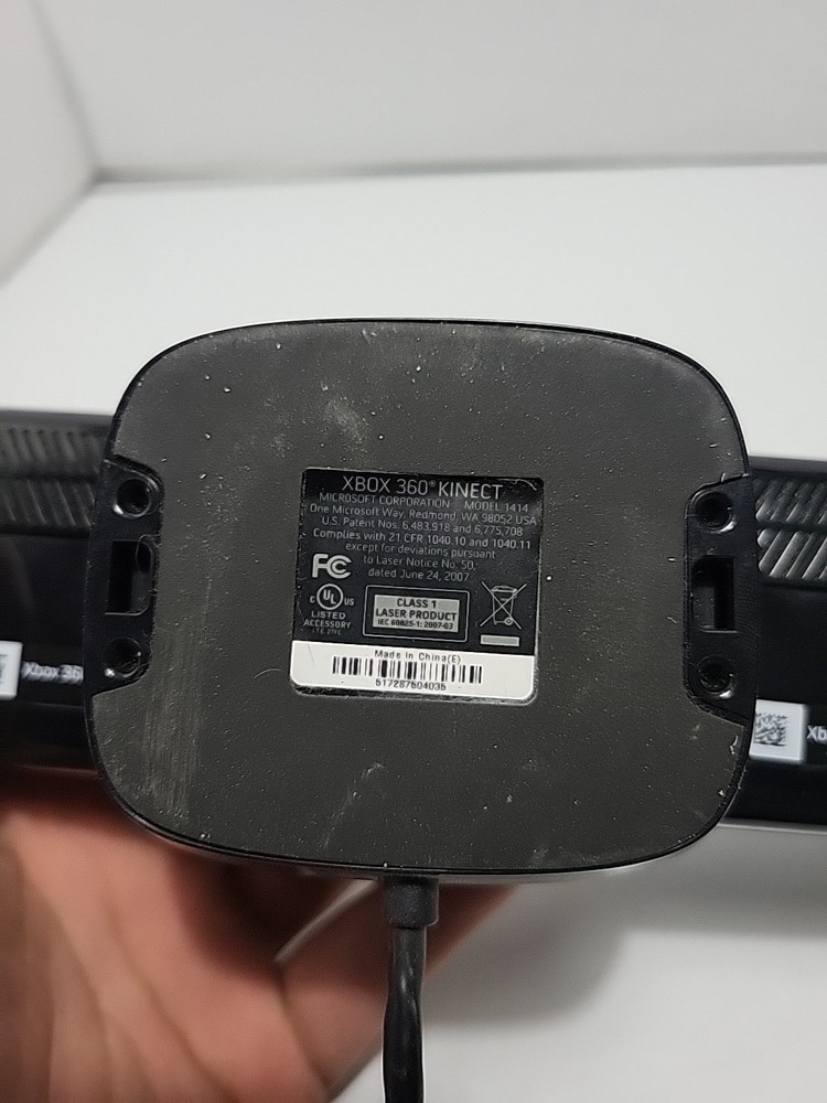 Xbox 360 Kinect Sensor Model 1414 Tested Working AC Adapter Bundle