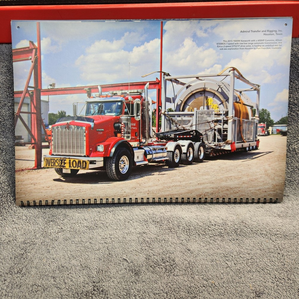 Fleetpride 2021 Calendar. Tractor Trailers. Excellent Condition.