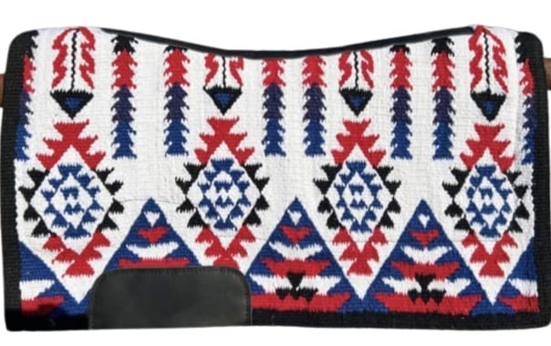 Western Ranch pad under felt with Contoured, Design Pad under felt,