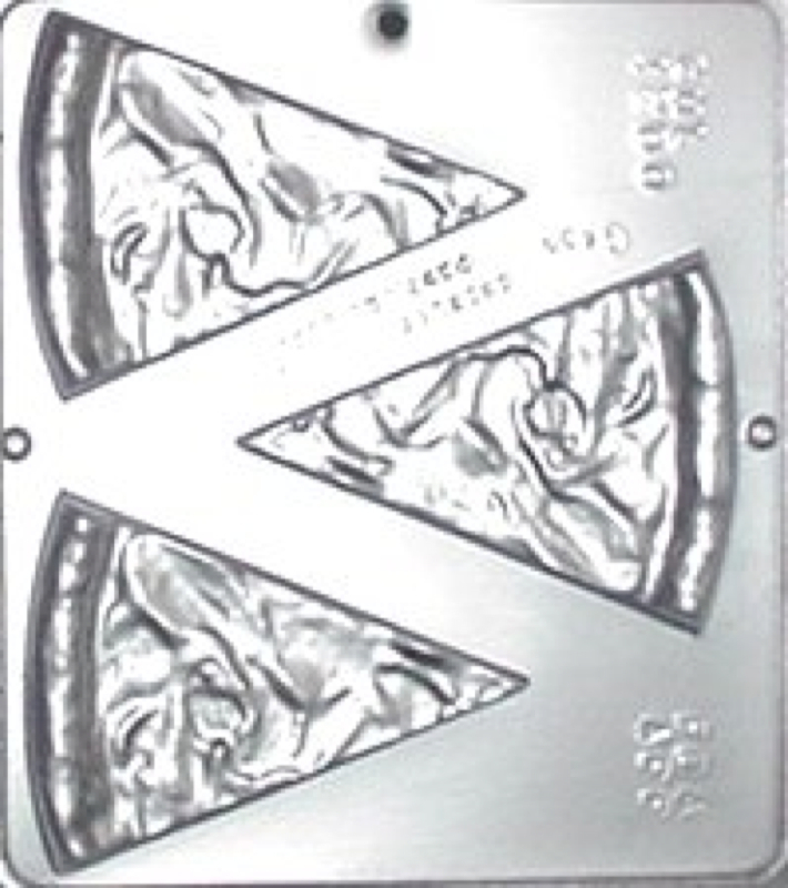 Plain Pizza Chocolate Candy Mold 1200 NEW