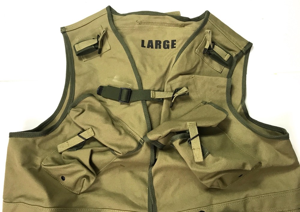 WWII US RANGER D-DAY COMBAT ASSAULT VEST-MEDIUM (38-44R)