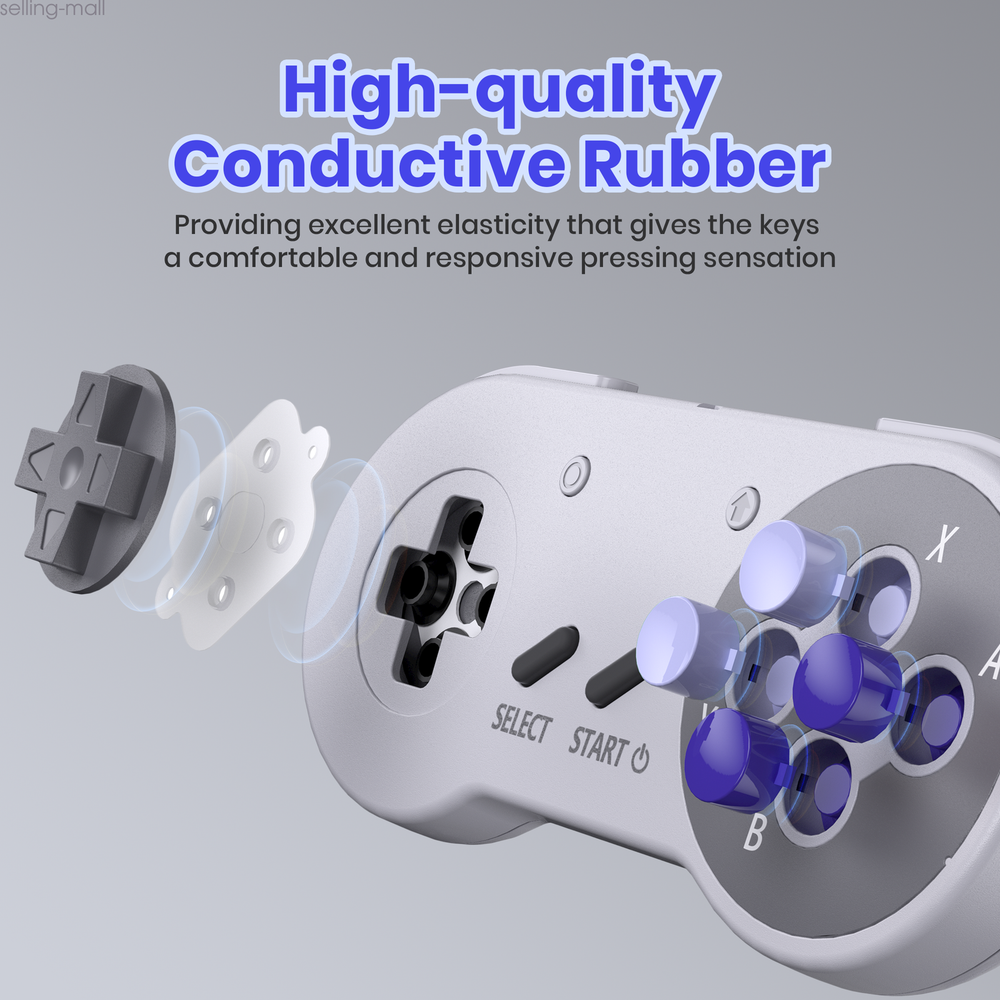 Wireless Controller for Super Nintendo Entertainment System Nintendo Switch NSO
