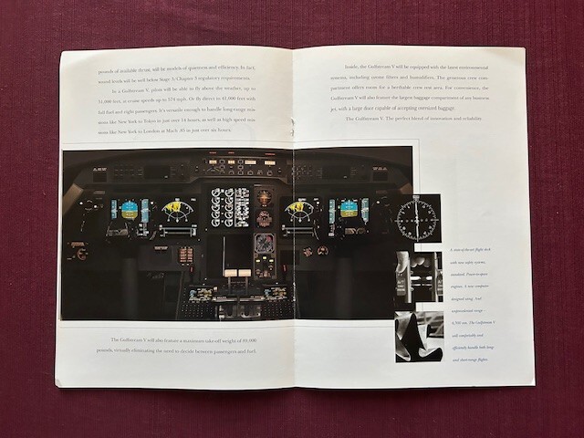 Gulfstream V 1995 Brochure