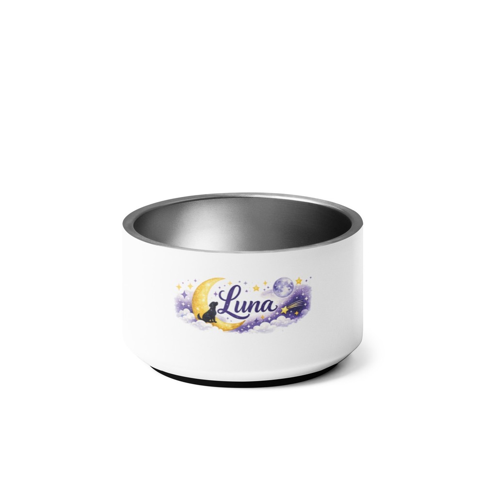 Personalized Dog Bowl Luna