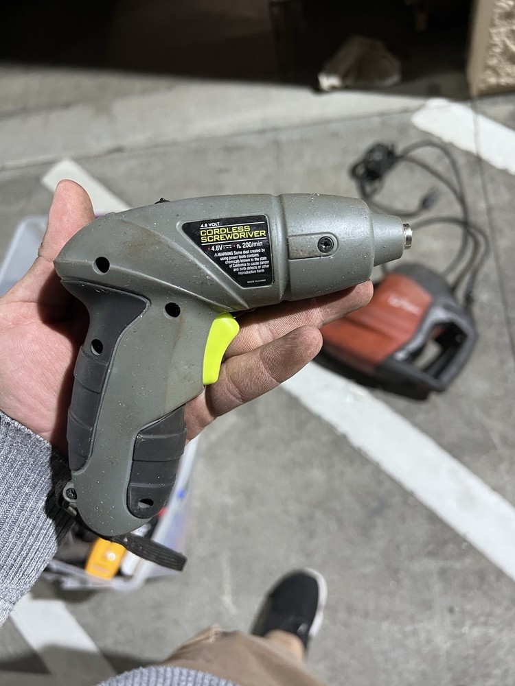 Walgreens Cordless Screwdriver With Built-in LED Spotlight,