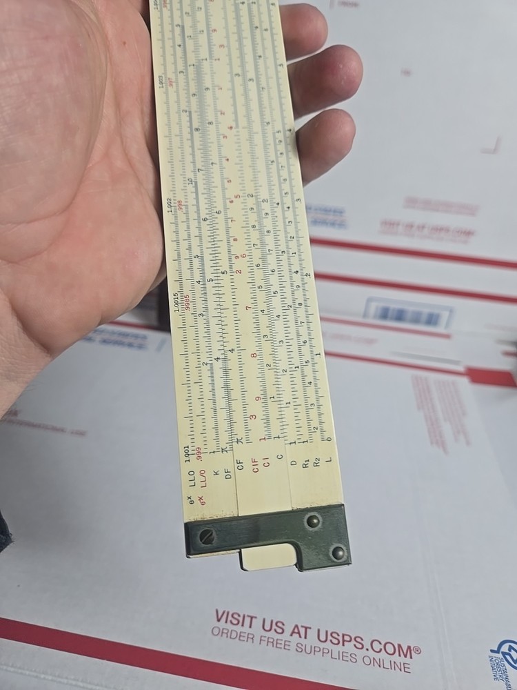 Post 1460 Versalog Slide Rule + Case