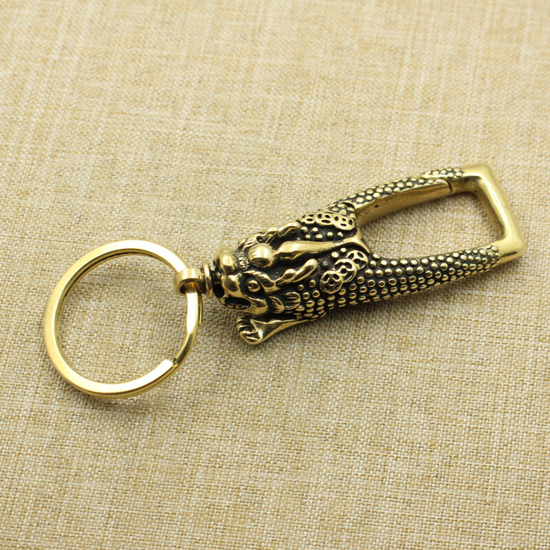 Solid Brass Keychains Keyrings Pants Clip Bag Wallet Hook Key Chain Holder