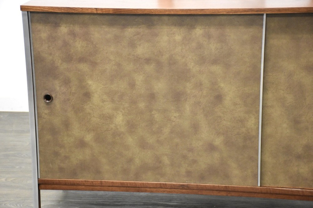Refinished Paul McCobb Calvin Walnut Credenza Mid Century Modern