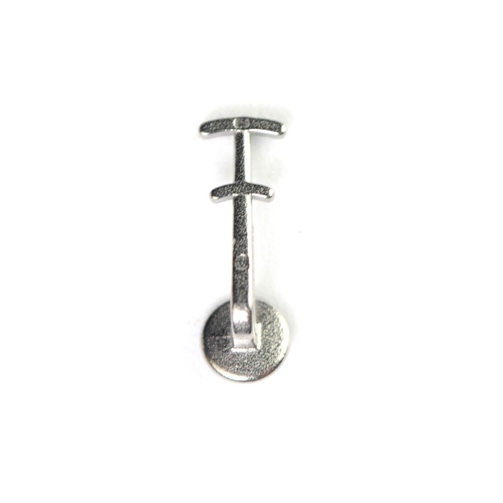 Dental Orthodontic Bondable Lingual Button Multi-hook Arms Braces Slid Crimpable