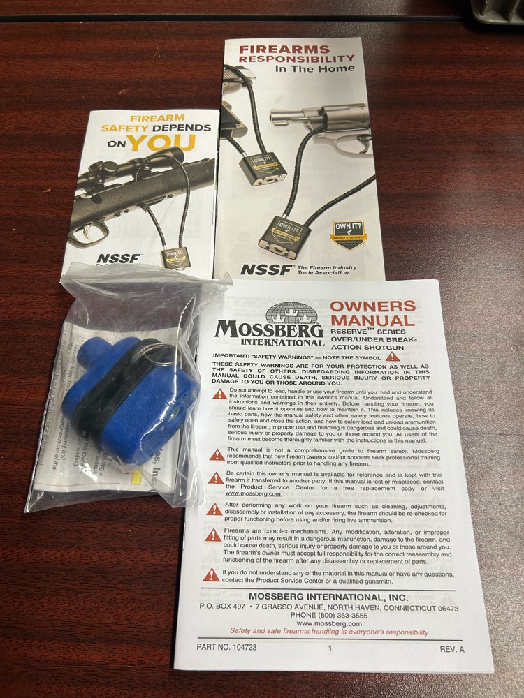 GUN SAFETY KIT W/ GUN LOCK