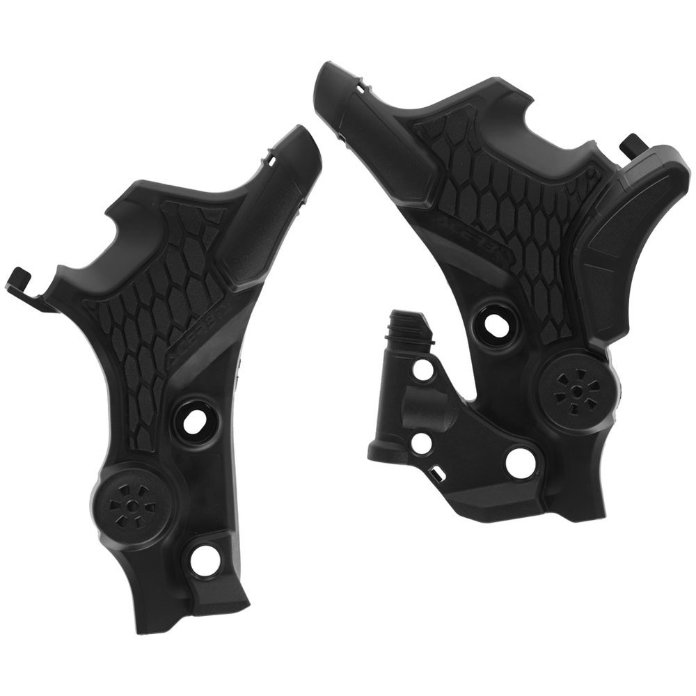 Acerbis X-Grip Frame Guards - Black/Black - Guards