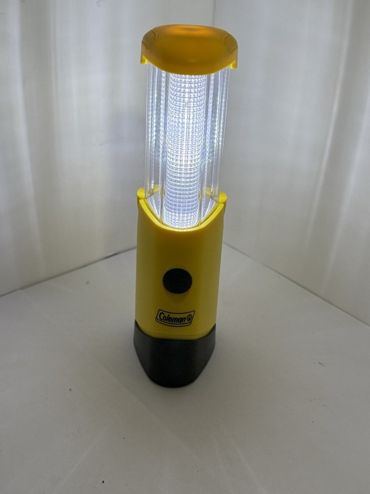 Coleman LED Micropacker 3 AA Battery Lantern / Flashlight 6.5" Inches (Tested)