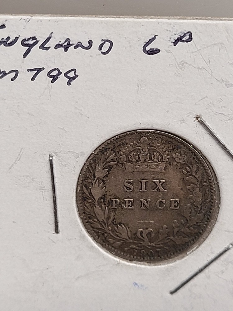 Great Britain 1907 six pence