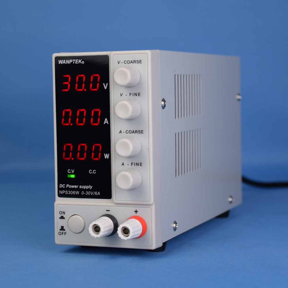 DC Power Supply Variable Adjustable Switching Regulated Power Supply 0-30V 0-6A